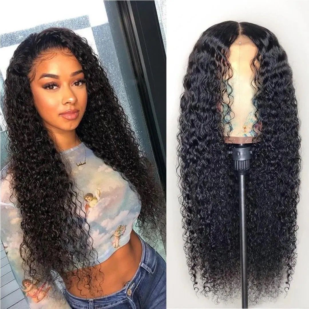 100human hair full frontal 30 inches Jerry curl
